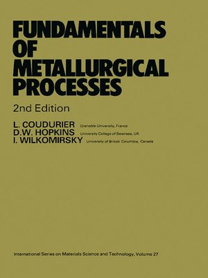 cover image of Fundamentals of Metallurgical Processes